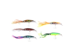 5 Iscas de Polvo Realistas para Pesca Salgada e Doce