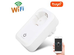 Socket Inteligente Wifi Controle Remoto Por Aplicativo Telefone Voz Programável Antiincêndio Tuya