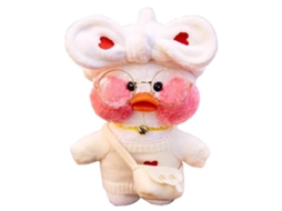 Mali boneca de Pato Branco Cute Pelúcia Macia Confortável Presente Decoração Doméstica 30cm