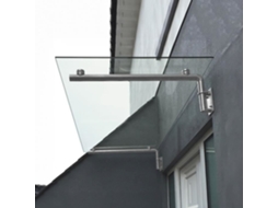 Toldo de Vidro 120 Cm X 80 Cm com Suporte MONSTERSHOP