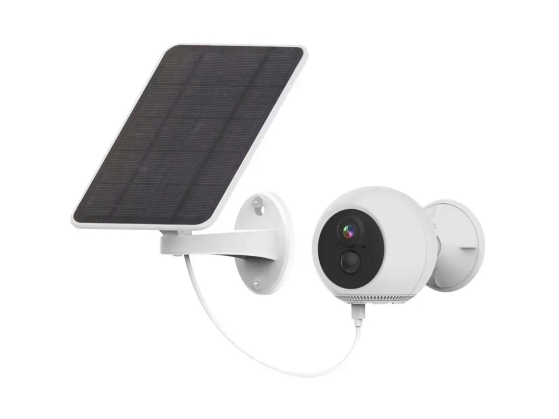 Câmera De Energia Solar De 3 Mp Icsee App Wi-fi Sem Fio (rede Lan) Segurança Residencial Cftv SUNNY SPACES