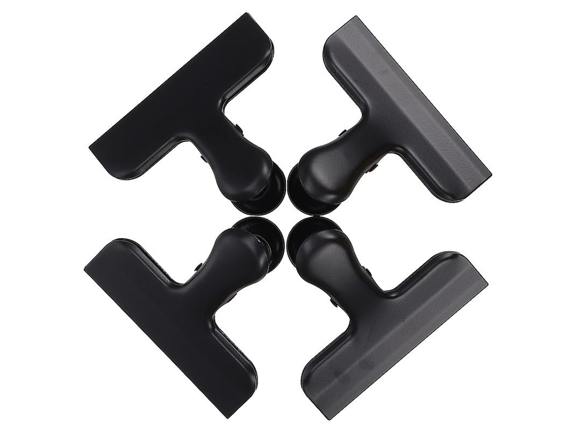 4pcs Clipe De Comida De Aço Inoxidável Allinless