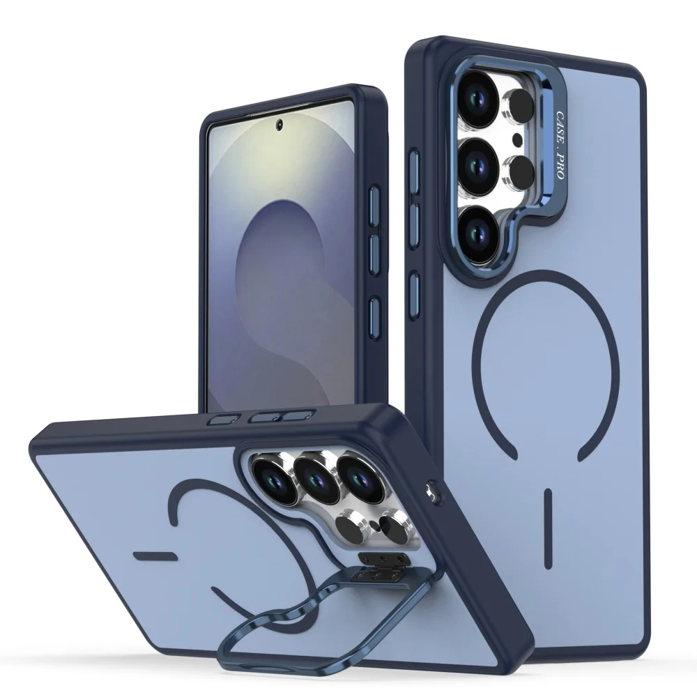 Capa Protetora Magnética Magsafe Para Samsung (galaxy S26 Plus, Azul)