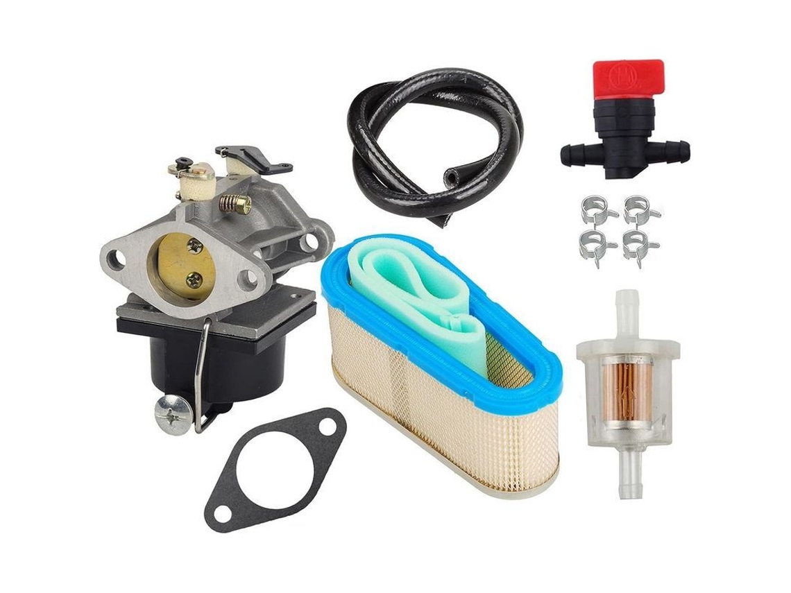 Carburador Para Tecumseh 640065a Ohv125 Ohv130 Ovh135 Com Filtro De Ar 36356 Válvula De Fechamento Filtro De Combustível