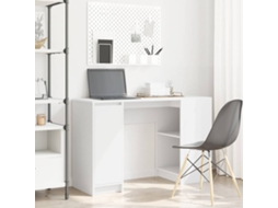 Vidaxl Secretária 120x42x76 Cm Derivados De Madeira Branco