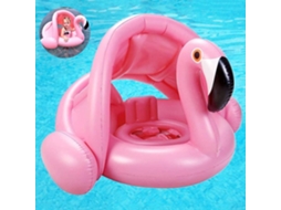 Anel De Banho Para Bebê Flamingo Com Proteção Solar, Acessórios Para Banho De Bebê, Anel De Banho Para Bebê -aquaforge