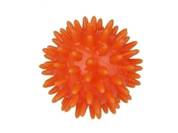 Pacote Com 3 A 6 Bolas De Massagem Macias E Pontiagudas Para Palma/pés/braço/pescoço/costas/tornozelo Laranja 5,5 Cm