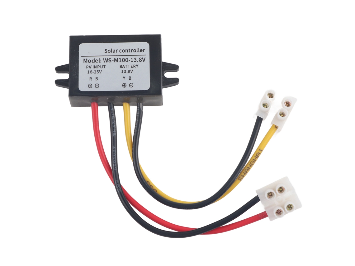 Controlador de carga solar MPPT, com carregamento de alta eficiência e compatível com baterias de chumbo-ácido.