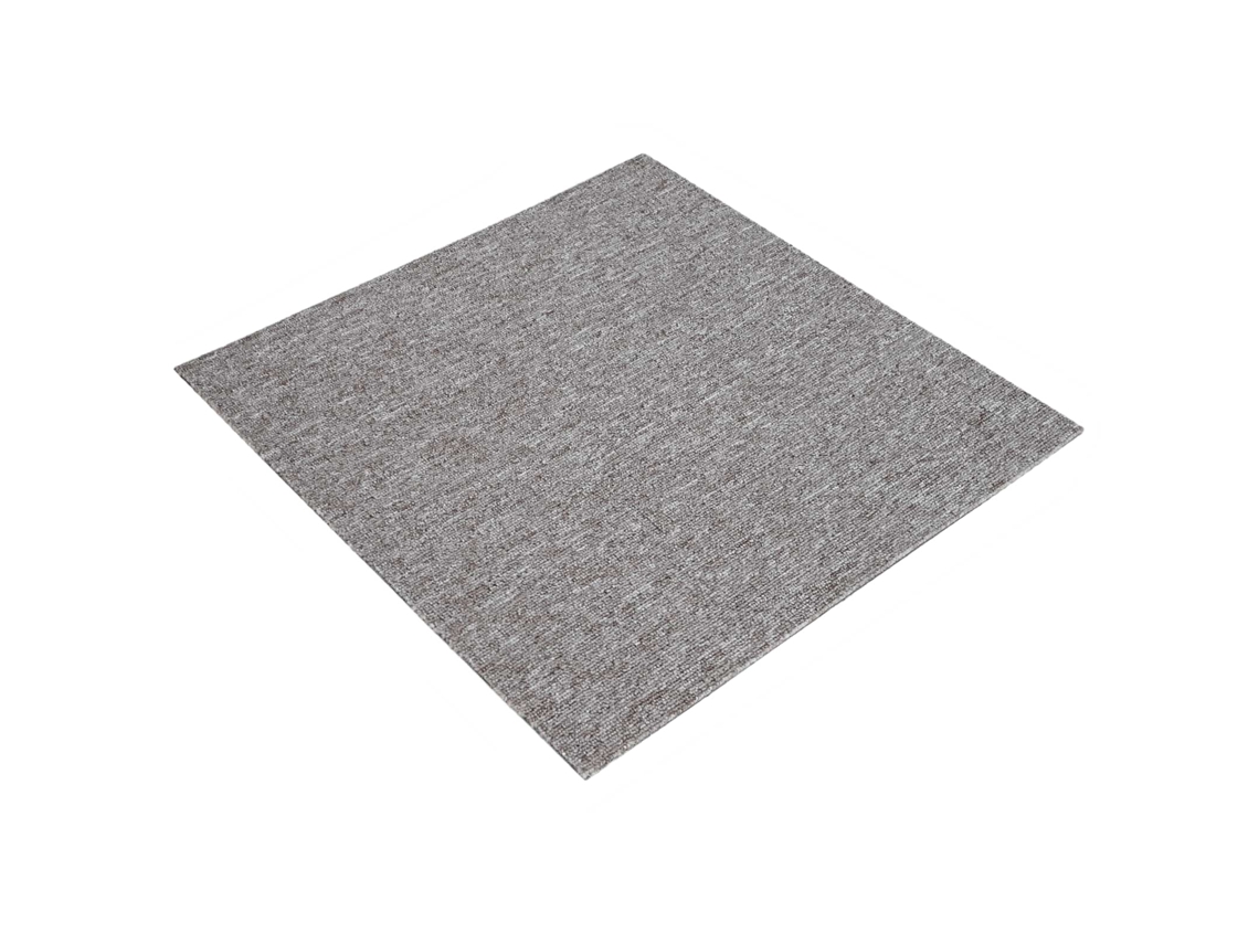 Vidaxl Azulejo De Carpete Castanho 50 X 50 Cm 20 Pcs Pp E Betume