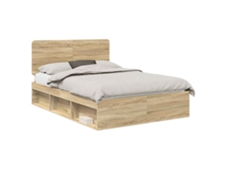 Estrutura da Cama com Cabeceira Sonoma 140 X 190 Cm MAISON EXCLUSIVE