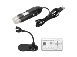 Microscopio Digital USB 50x 1000x, 8 LED, para PC Windows y Linux S/MARCA