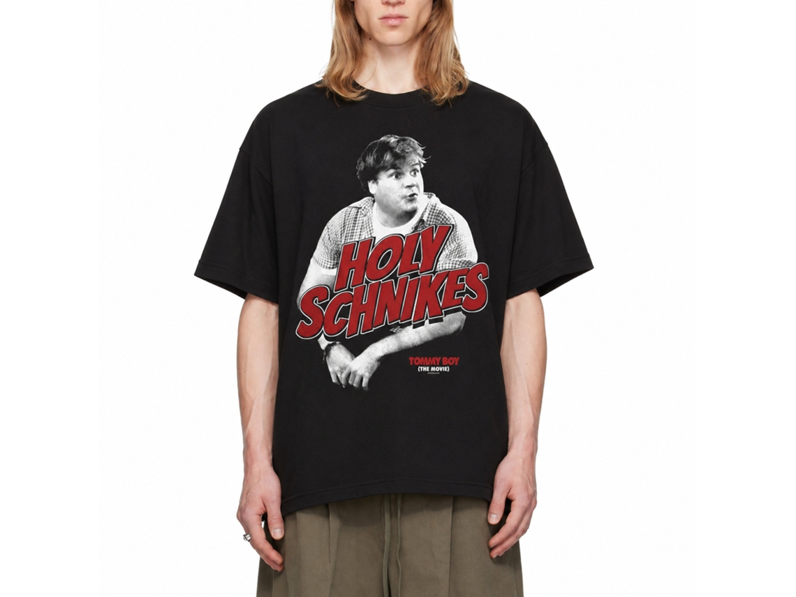 Rockinstone Tommy Boy Holy Schnikes Black T-shirt Size:m