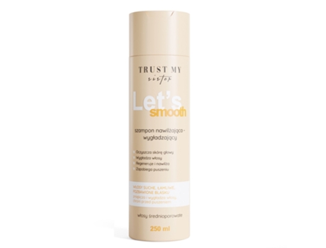 Hydrating Smoothing Shampoo For Medium Porosity Hair, 250 Ml Trust My Sister