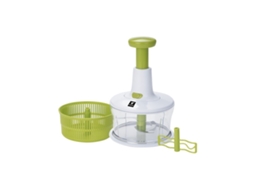 Utensílio de Cozinha 3 em 1 Picador Liquidificador e Escorredor Manual Simplifique a sua cozinha com o nosso prático utensílio 3 em 1 THULOS