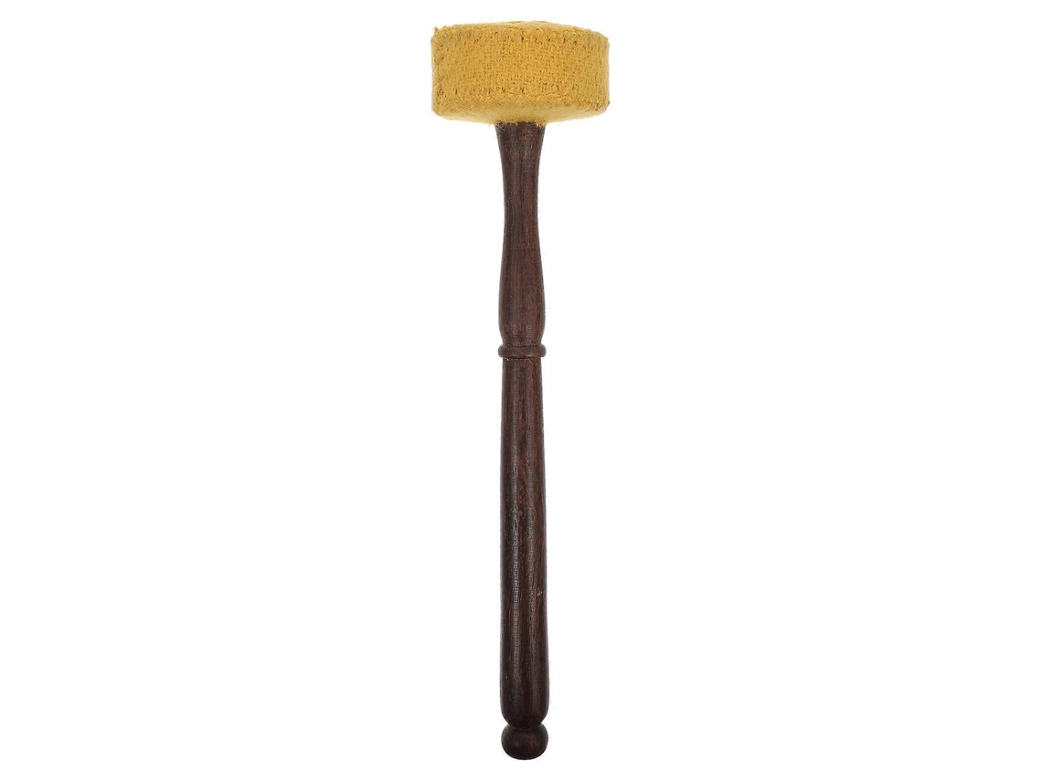 Omni mazo de Cucharón Cantante de Madera Premium Práctico para Yoga Y Meditación Color Amarillo 28x6,7x6,7cm Amarillo