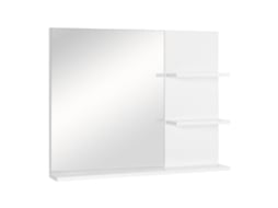 Espelho Mdf Cor Branco 60x10x48 cm Kleankin
