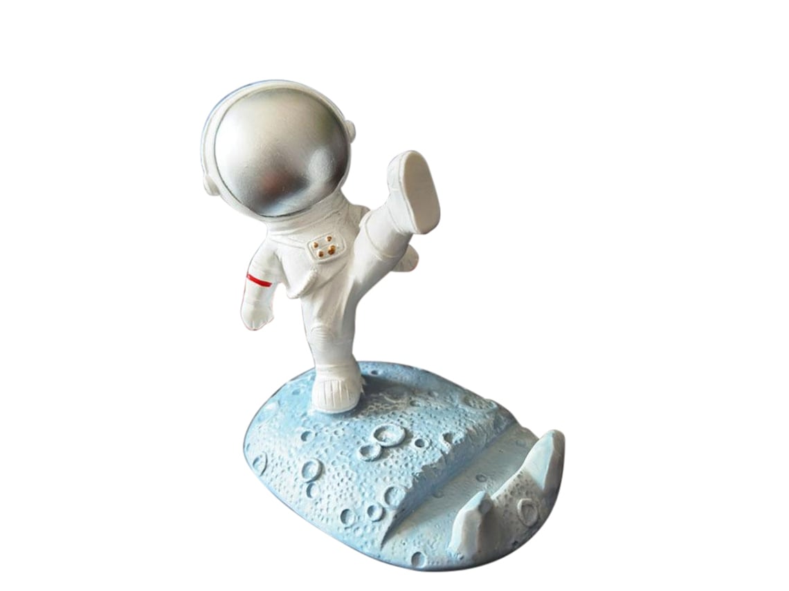 Suporte de Celular Astronauta em Resina S/MARCA