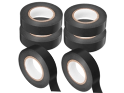 Fita Isolante Elétrica Preta Cabilock, 19mm X 20m, 6 Unidades, Em Pvc Resistente Ao Calor, Para Isolamento E Reparo De