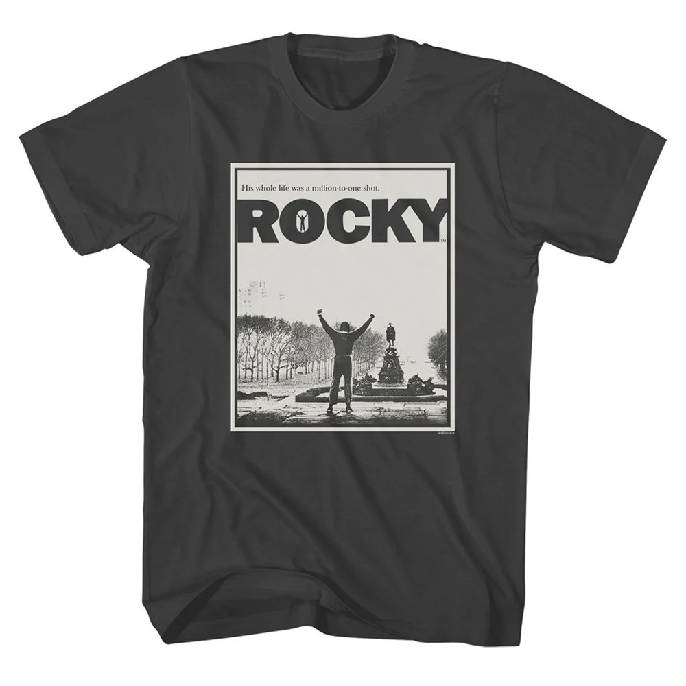 Unisex Adult T-shirt Rockinstone Rocky Million To One Smoke Sizexxl
