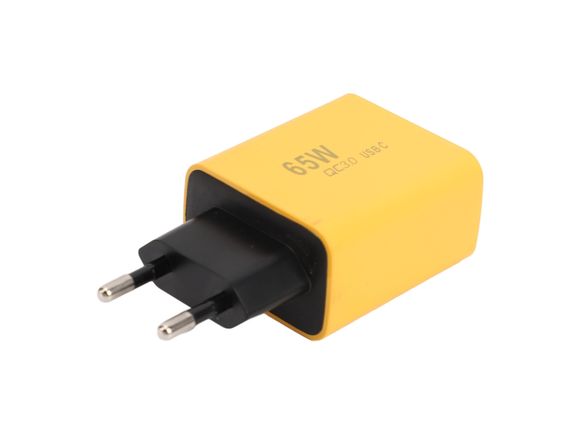 Cargador De Parede Usb C Gan 65w 3 Portas Pd Adaptador Qc3.0 Carga Rápida Para Ios Galaxy