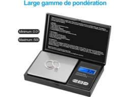 Balança AQUAFORGE de Precisão, 5 Kg/11 Kg, Função Tara
