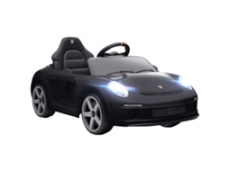 Carro Elétrico 12v, Controle, Música, Buzina, Usb, Cinto, 3-5 Anos, Preto