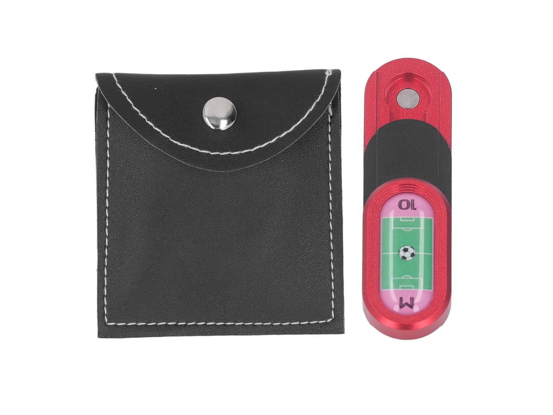 Walshlxq brinquedo Deslizante Magnético Push Card Campo de Futebol para Redução de Estresse Vermelho