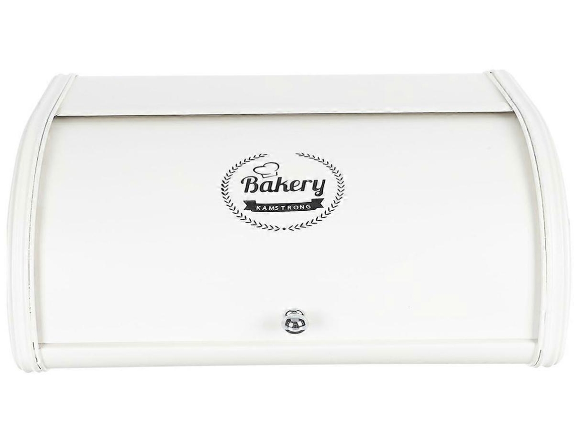 Lurelia Food Container 1 Peça Em Ferro Branco, Com Tampa, Para Cozinha, Lanches, Café