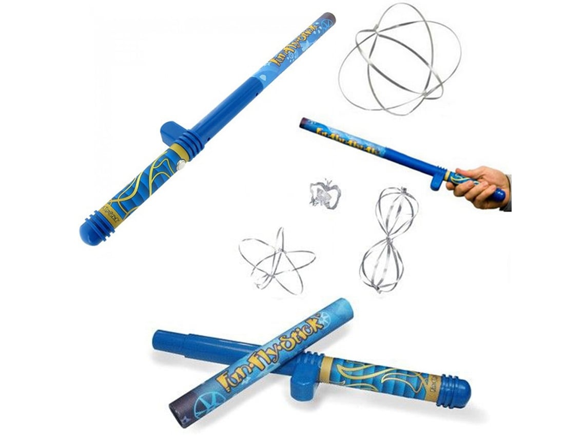 Ats kit de Ciência de Varinha Elétrica Estática Fun Fly Stick Brinquedos Educatsivos Varinha de Levitação com 10 Formas Voadoras