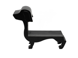 Nova Line suporte de Garrafa de Vinho Dachshund Decorativo Estável Versátil para Bar Casa