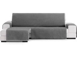 Capa de Chaise Longue Esquerda EYSA Extra Prática Premium Valeria Tecido Elástico (308 x 80 x 220 cm - Poliéster e Algodão - Antracita)