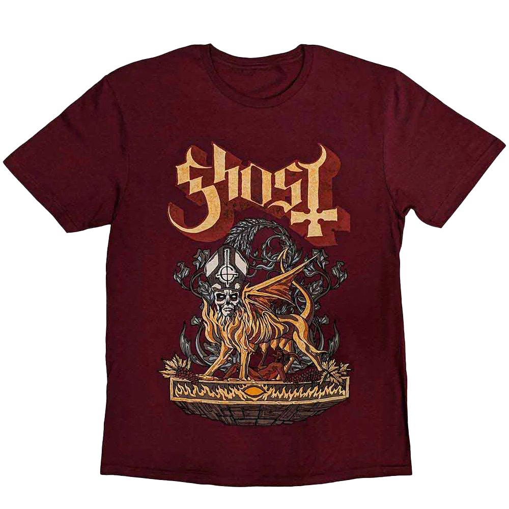 Ghost Firemilk T-shirt Unisex Rockinstone Size:l