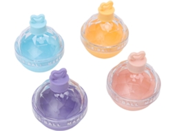 Forma De Gelo Redonda Grande 6cm Com Tampa Coquetéis Uísque, Molde De Gelo Hóquei 4 Peças
