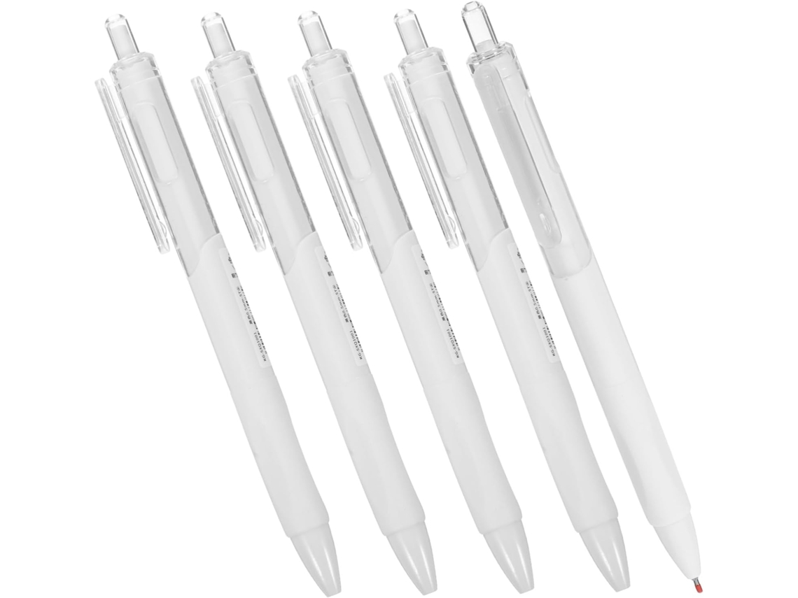 Kit Com 5 Refis De Tinta Gel Secagem Rápida Veemoon Para Canetas