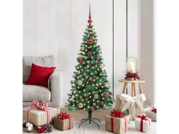 Vidaxl Árvore De Natal Artificial Pré-iluminada Verde 150 Cm