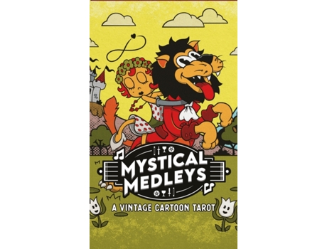 Livro Mystical Medleys A Vintage Cartoon Tarot de Nemons (Inglês)
