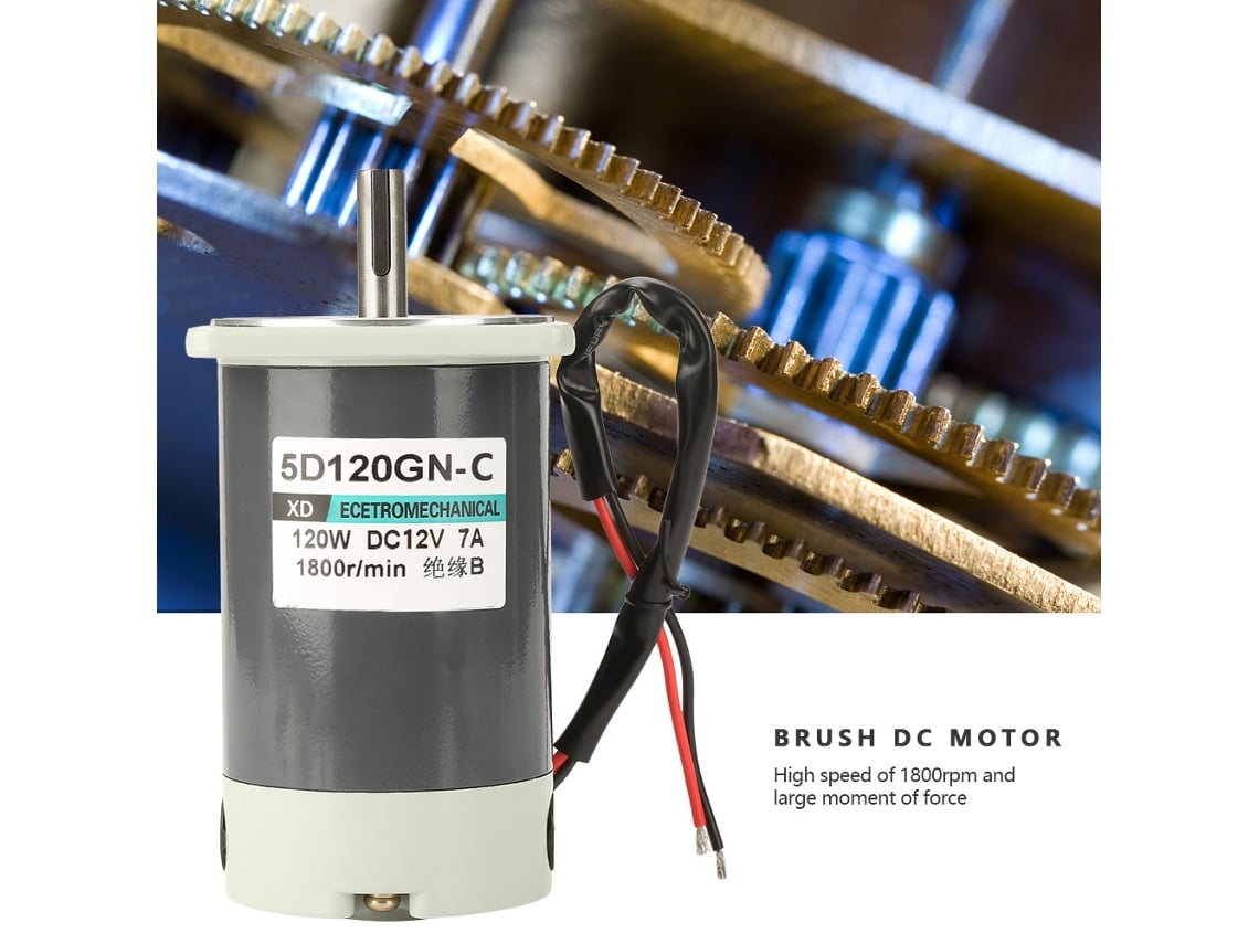 Motor Dc Ajustável Velocidade e Rotação Reversível