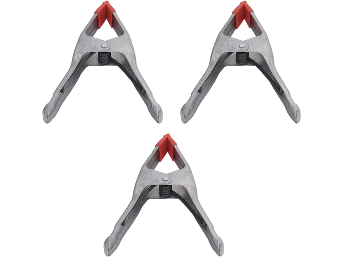 Conjunto De 3 Presilhas De Mola De 9 Polegadas Em Metal Resistente.
