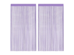 String Curtain, String Curtains Vidaxl Roxo Tecido (100 Cm)