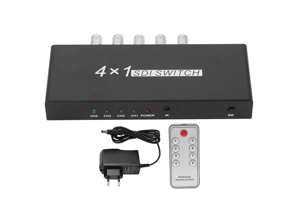 Switcher Sdi EOOCOO (4 Entradas 1 Saída Resolução 1080p)
