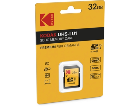 Cartão de Memória SDHC  Class 10 U1 32GB