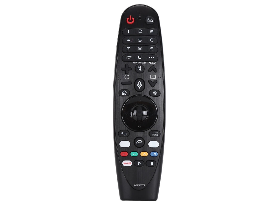 Controle remoto por voz AKB75855501 substituto com função de voz para TVs compatíveis