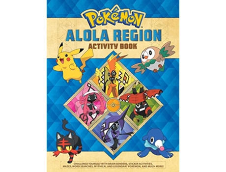 Livro Pokemon Alola Region Activity Book de Lawrence Neves (Inglês)