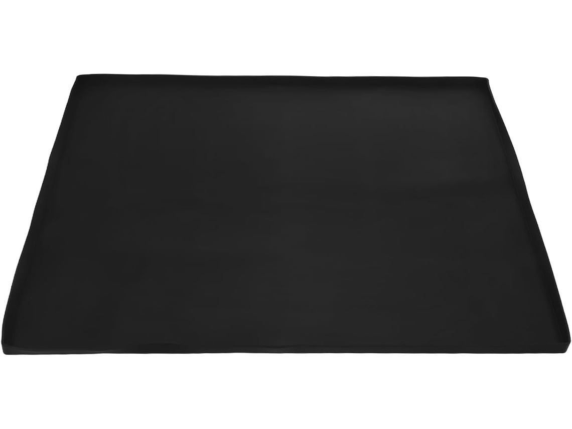 Tapete de silicone Ipetboom para bandeja de lava-louças, antiderrapante, com borda elevada, impermeável e fácil de limpar.