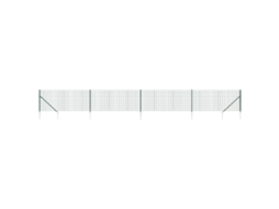 Wire Mesh Fence, Wire Mesh Fences Vidaxl Verde Aço (0.8 X 10 M)