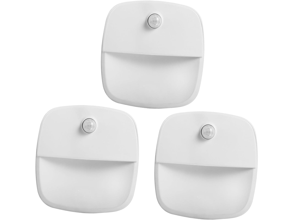 Conjunto Shineofi Com 3 Luzes Noturnas Led Inteligentes Sensor De