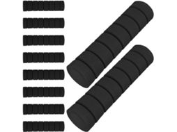 Conjunto De 10 Capas Protetoras Antiestáticas Para Maçanetas Portas, Em Eva Macio Preto, Para Maior Segurança E Proteção
