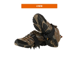 Crampons de 4 Dentes para Escalada, Montanhismo, Botas de Nieve, Invierno, Pinos Antideslizantes S/MARCA