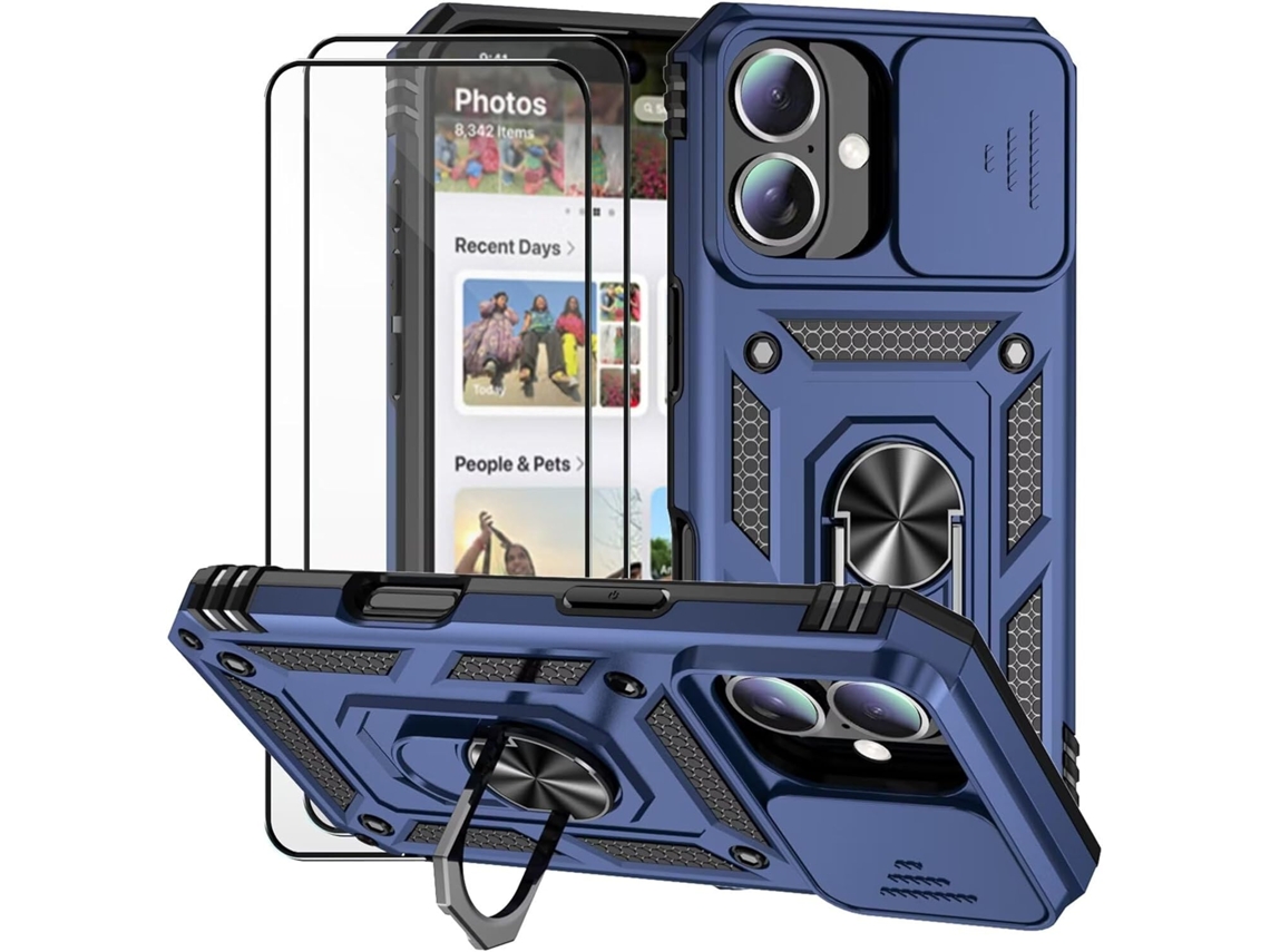 Capa Cobertor Deslizante Câmera Para Iphone 16 Plus Hongwe.