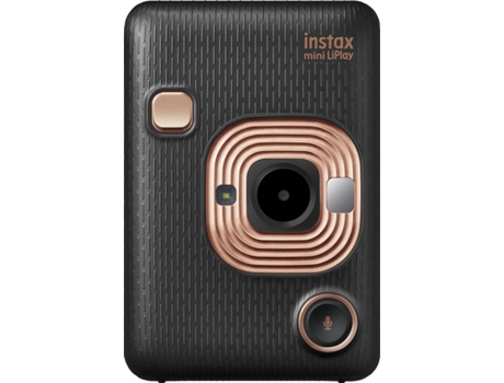 Máquina Fotográfica Instantânea FUJIFILM Instax Mini LiPlay (Blush Gold - Obturação: 1/4 - 1/8000 s - Li-Ion - 62x46 mm)